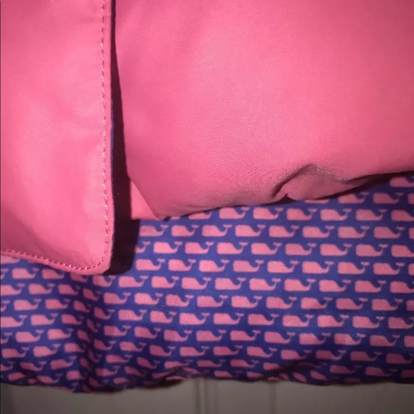 Ladies vineyard vines puffer vest medium pink - Picture 2 of 5
